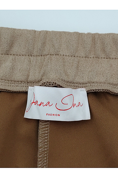Jana Ina Dámské khaki tepláky jogger s kapsami Vel. DE 38 | Jana Ina | obrázek 5