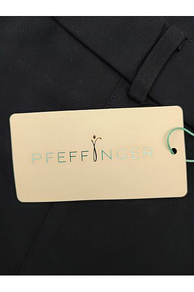 PFEFFINGER Černé elegantní společenské kalhoty s puky Vel. DE 22 | PFEFFINGER | obrázek 4