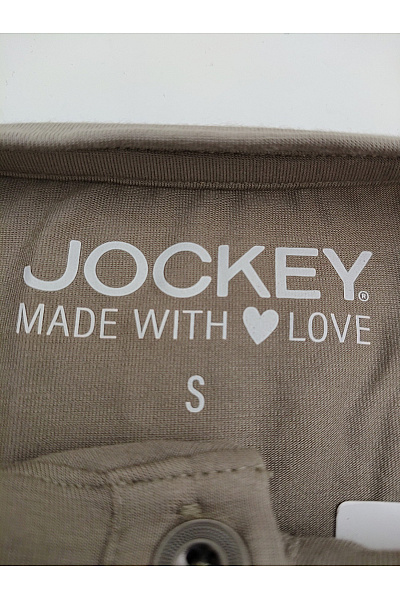 JOCKEY Dámské khaki tričko s dlouhým rukávem henley basic Velikost S | JOCKEY | obrázek 6