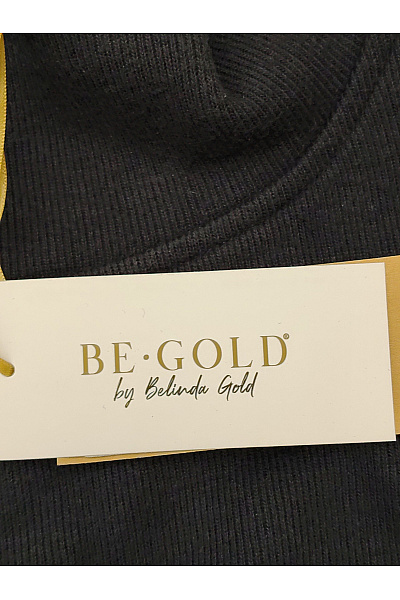 Belinda Gold Černý dámský pulovr se stojáčkem a kapsami Vel. DE 40 | Belinda Gold | obrázek 5