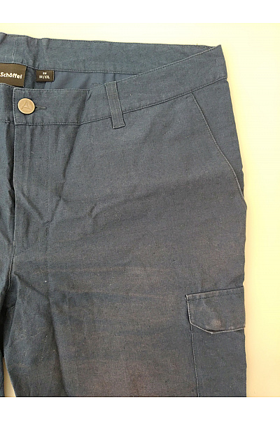 SCHOFFEL Pánské konopné cargo kraťasy modré bermudy Velikost XXL | SCHOFFEL | obrázek 2
