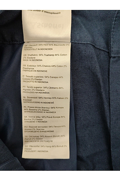 SCHOFFEL Pánské konopné cargo kraťasy modré bermudy Velikost XXL | SCHOFFEL | obrázek 4