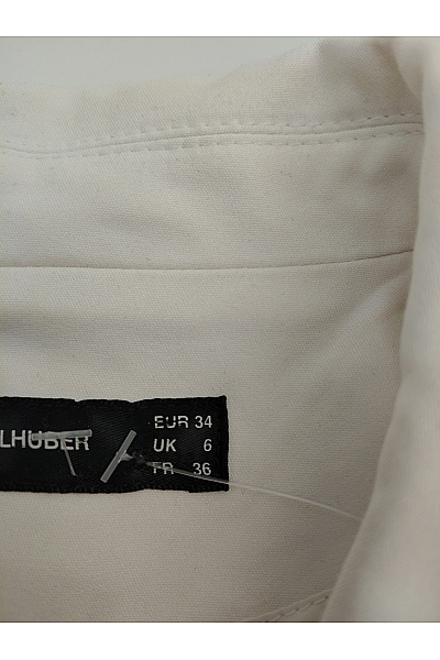 HALLHUBER Béžové dámské sako s jedním knoflíkem elegantní business Vel. 34 | HALLHUBER | obrázek 8