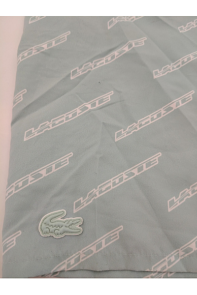LACOSTE Zelené plavecké kraťasy s potiskem Velikost 16 | LACOSTE | obrázek 11