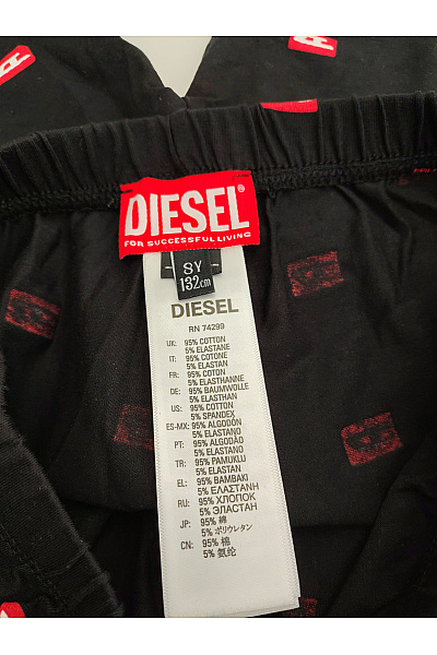 DIESEL Černé chlapecké kraťasy s logem Vel. 8Y | DIESEL | obrázek 5