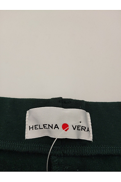 HELENA VERA Zelené společenské kalhoty rovné Velikost 21 | HELENA VERA | obrázek 4
