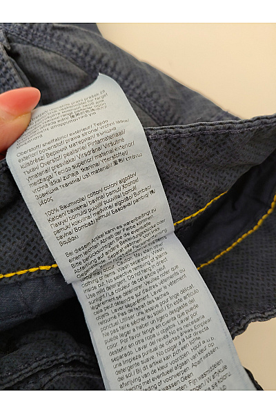 camel active Pánské bavlněné cargo kraťasy modré ke kolenům Velikost 32 | camel active | obrázek 7