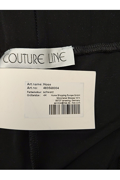 COUTURE LINE Černé dámské kalhotová sukně s širokými nohavicemi Vel. DE 44 | COUTURE LINE | obrázek 5
