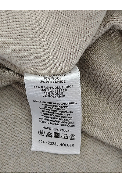 KIEFERMANN Pánský khaki pulovr se stojáčkem oversized Vel. L | KIEFERMANN | obrázek 7