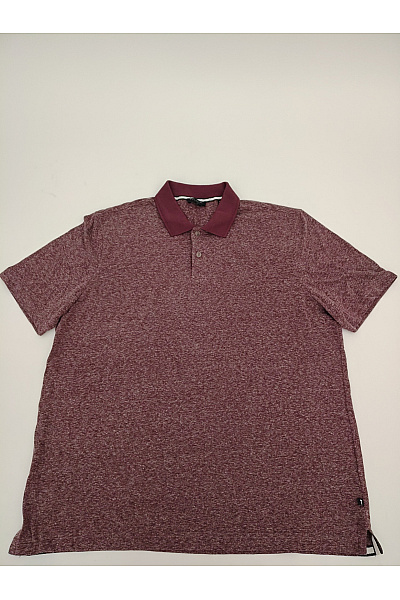 Ted Baker Pánské Vínové Polo Tričko S Krátkým Rukávem A Knoflíky Vel. XXXL