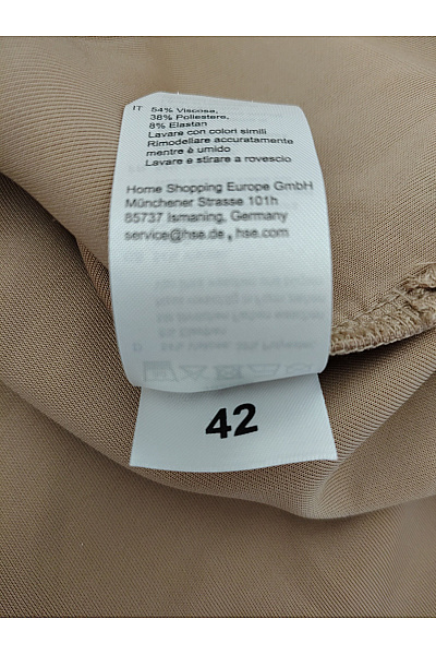 C'est tout Dámská béžová mikina oversized crewneck bez potisku Vel. IT 42 | C'est tout | obrázek 6