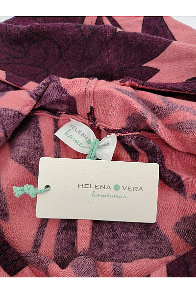 HELENA VERA Dámský komplet s kapucí a širokými palazzo kalhotami Velikost DE 42 | HELENA VERA | obrázek 7