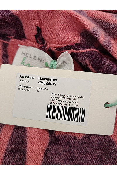 HELENA VERA Dámský komplet s kapucí a širokými palazzo kalhotami Velikost DE 42 | HELENA VERA | obrázek 8