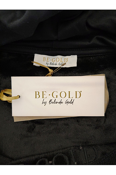 Belinda Gold Dámská černá mikina s kapucí a zipem u krku Velikost DE 38 | Belinda Gold | obrázek 5