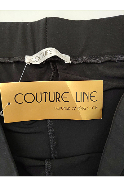 COUTURE LINE Černé dámské kalhoty Palazzo s širokými nohavicemi Vel. DE 46 | COUTURE LINE | obrázek 4