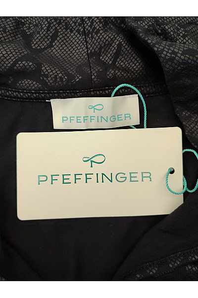 PFEFFINGER Černá halenka s dlouhým rukávem a mašlí Vel. DE 44 | PFEFFINGER | obrázek 7