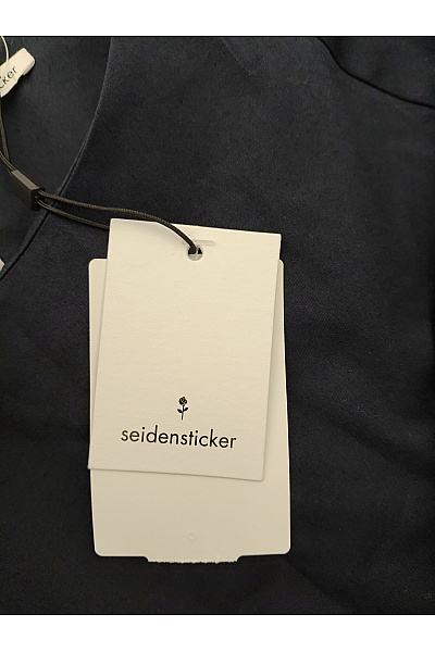Seidensticker Černé bavlněné maxi šaty volné vrstvené Vel. EU 38 | Seidensticker | obrázek 6