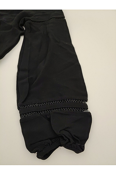 massimo dutti Černé jednoduché šaty s dlouhým rukávem Vel. 36 | massimo dutti | obrázek 2