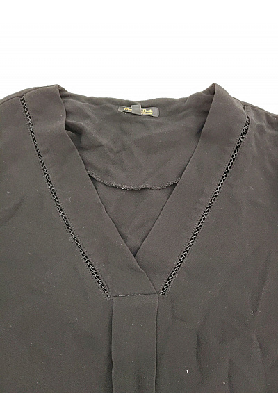 massimo dutti Černé jednoduché šaty s dlouhým rukávem Vel. 36 | massimo dutti | obrázek 4