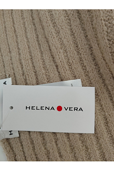 HELENA VERA Béžová pletená šála s kamínky Vel. One Size | HELENA VERA | obrázek 4