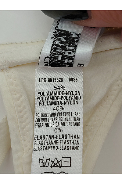 LA PERLA Bílá plavková podprsenka s kosticemi Velikost DE 36 | LA PERLA | obrázek 8