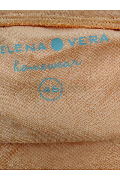 HELENA VERA Dámské oranžové bavlněné tříčtvrteční teplákové kraťasy s kapsami Vel. EU 46 | HELENA VERA | obrázek 5
