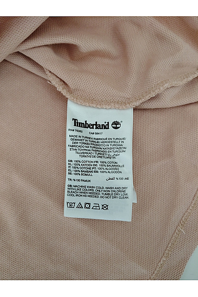Timberland Béžové bavlněné polo tričko s krátkým rukávem Vel. XL | Timberland | obrázek 7
