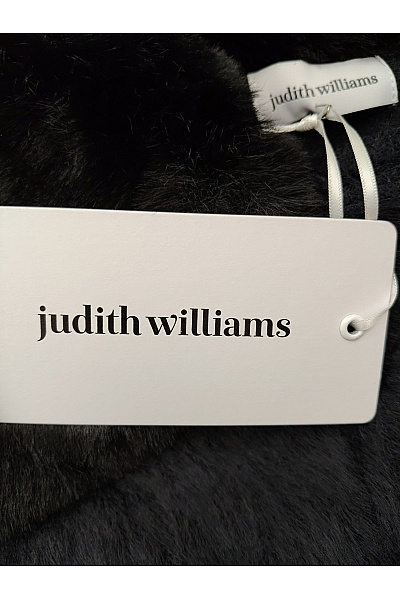 Judith Williams Černý dlouhý kabát s kožešinovým límcem Velikost EU 34 | Judith Williams | obrázek 6