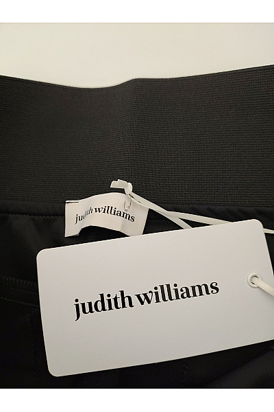 Judith Williams Černé elegantní kalhoty s vysokým pasem a širokými nohavicemi Velikost DE 42 | Judith Williams | obrázek 3