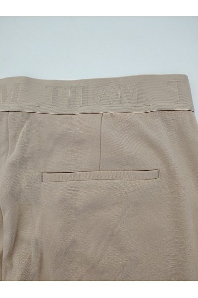 THOM By Thomas Rath Béžové široké kalhoty s vysokým pasem a kapsami Vel. DE 44 | THOM By Thomas Rath | obrázek 8