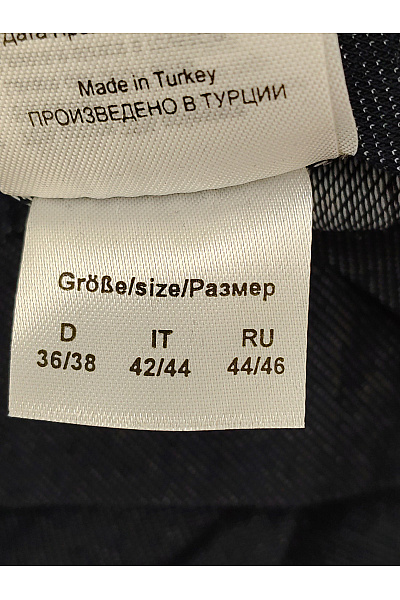 HELENA VERA Dámské bavlněné džíny s vysokým pasem a ohrnutými nohavicemi Velikost DE 36/38 | HELENA VERA | obrázek 6