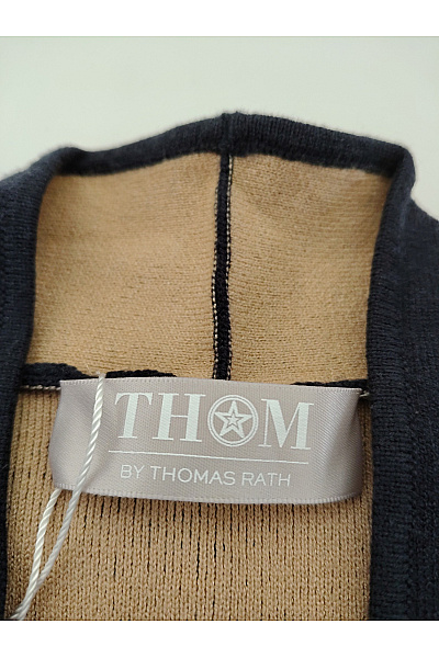 THOM By Thomas Rath Černý dámský kardigan s dlouhým rukávem Vel. DE 44 | THOM By Thomas Rath | obrázek 6