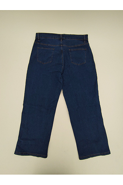 fiora blue Modré dámské džíny s vysokým pasem a rozparkem Vel. IT 46 | fiora blue | obrázek 8