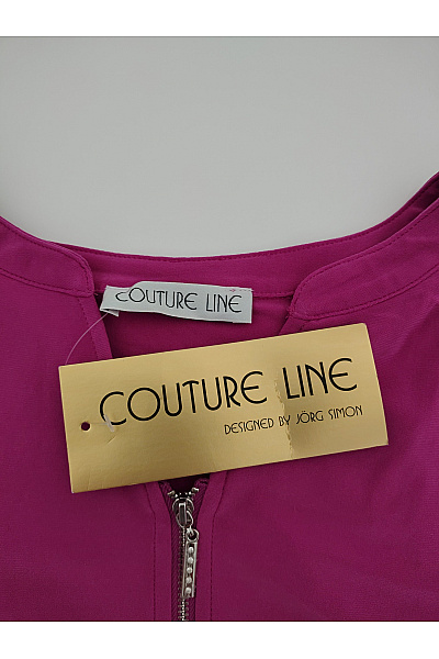 COUTURE LINE Fialová dámská halenka s dlouhým rukávem na zip Velikost DE 46 | COUTURE LINE | obrázek 4