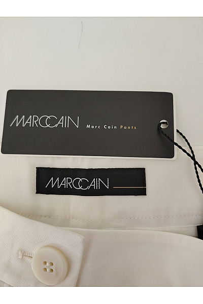 MARCCAIN Bílé bavlněné bermudy s kapsami Velikost N 2 | MARCCAIN | obrázek 6