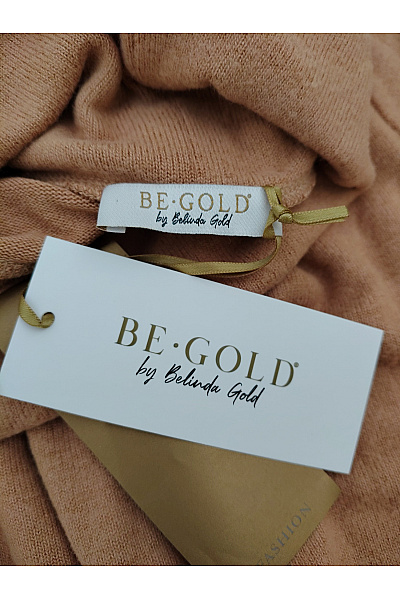 Belinda Gold Dámské hnědé tričko s dlouhým rukávem a rolákem basic Velikost DE 42 | Belinda Gold | obrázek 6