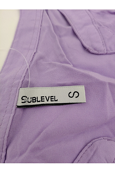 Sublevel Fialové letní volné midi šaty Vel. S | Sublevel | obrázek 5
