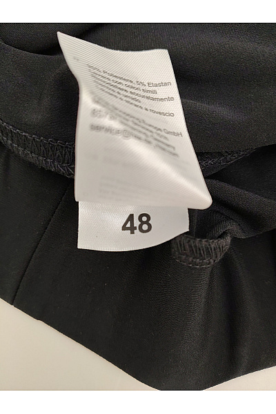 COUTURE LINE Černé dámské kalhoty široké tříčtvrteční Velikost IT 48 | COUTURE LINE | obrázek 6