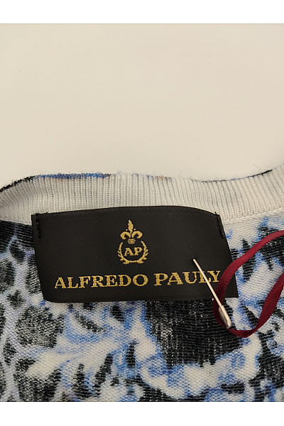 Alfredo Pauly Dámský vzorovaný propínací kardigan na knoflíky Vel. IT 40 | Alfredo Pauly | obrázek 4