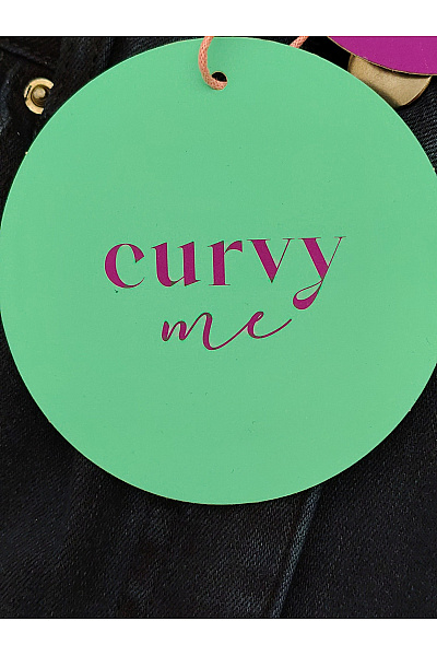 curvy me Dámské modré džíny s vysokým pasem Vel. DE 40 | curvy me | obrázek 3
