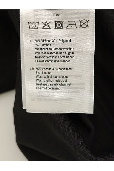 PFEFFINGER Černé dámské blejzr sako elegantní business Velikost DE 48 | PFEFFINGER | obrázek 4