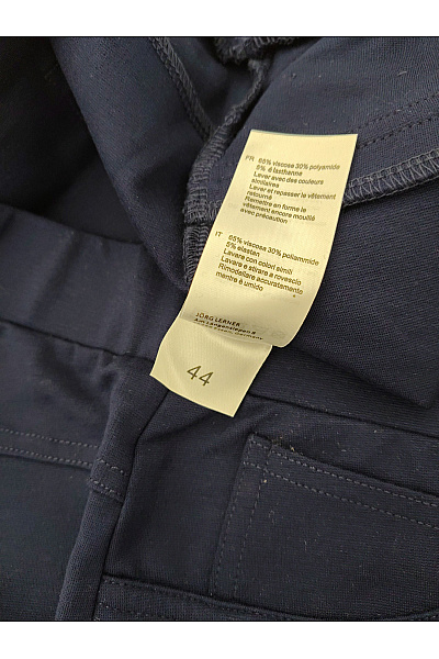 Alfredo Pauly Modré elegantní kalhoty s vysokým pasem Vel. FR 44 | Alfredo Pauly | obrázek 5