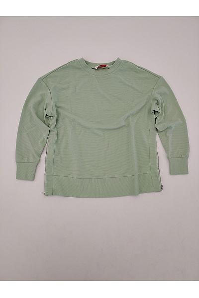 Jana Ina Dámská khaki mikina s dlouhým rukávem oversized crewneck Velikost DE 38 | Jana Ina | obrázek 2