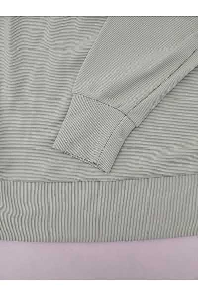 Jana Ina Dámská khaki mikina s dlouhým rukávem oversized crewneck Velikost DE 38 | Jana Ina | obrázek 4