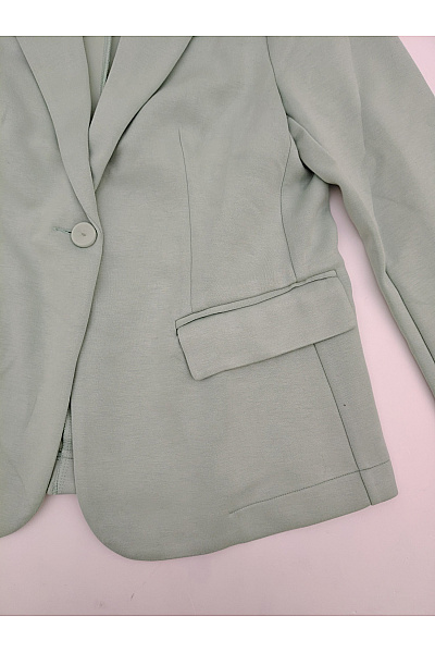 Jana Ina Dámské khaki blejzr s jedním knoflíkem elegantní Velikost EU 38 | Jana Ina | obrázek 2