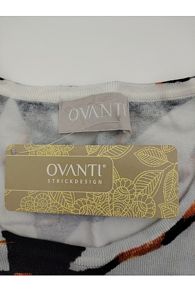 OVANTI Dámský vzorovaný pulovr s dlouhým rukávem Velikost DE 46 | OVANTI | obrázek 6