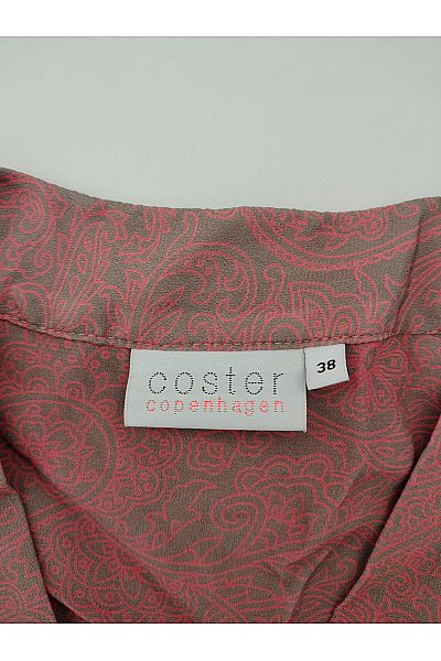 coster copenhagen Hnědé midi šaty s krátkým rukávem Vel. EU 38 | coster copenhagen | obrázek 7