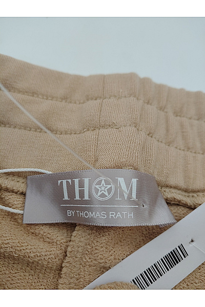 THOM By Thomas Rath Béžové široké tepláky s vysokým pasem Velikost DE 34 | THOM By Thomas Rath | obrázek 4