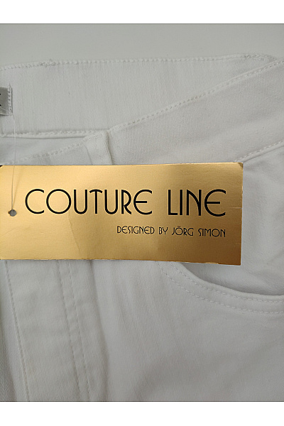 COUTURE LINE Bílé bavlněné džíny s kapsami Vel. DE 42 | COUTURE LINE | obrázek 3