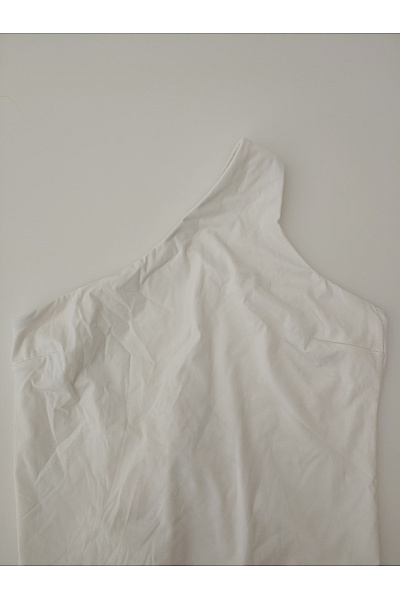 Calvin Klein Bílé asymetrické jednodílné plavky Velikost XL | Calvin Klein | obrázek 2